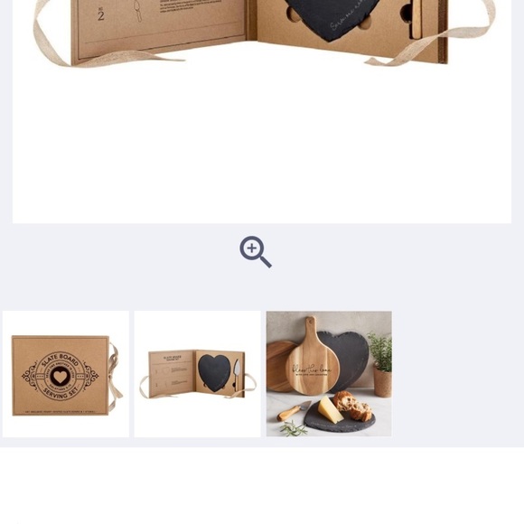 Slate cheese board charcoal - Picture 5 of 5